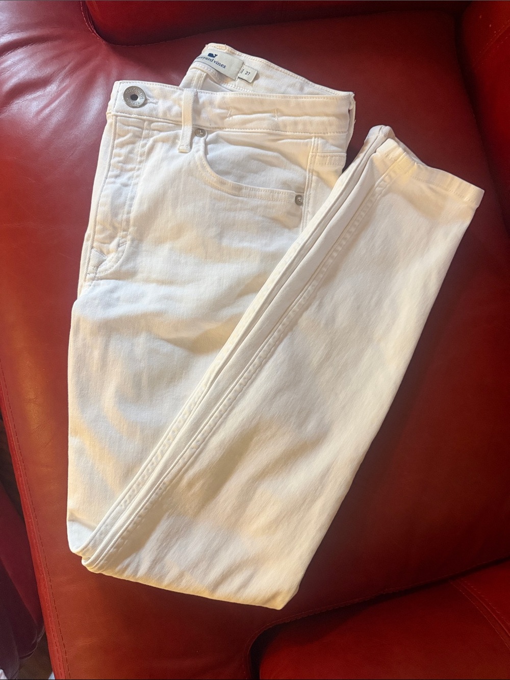 Vineyard Vines Crisp White Skinny Jeans